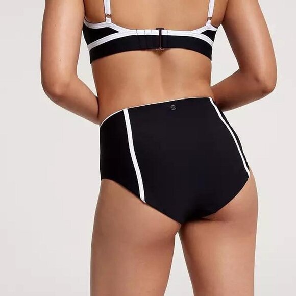 CALIA Women's High Waisted Tipping Swim Bottoms - Picture 3 of 3